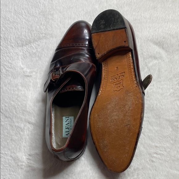 Men's Brown Leather Dress Shoes - Picture 6 of 6